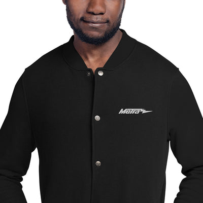 Metra-Embroidered Champion Bomber Jacket