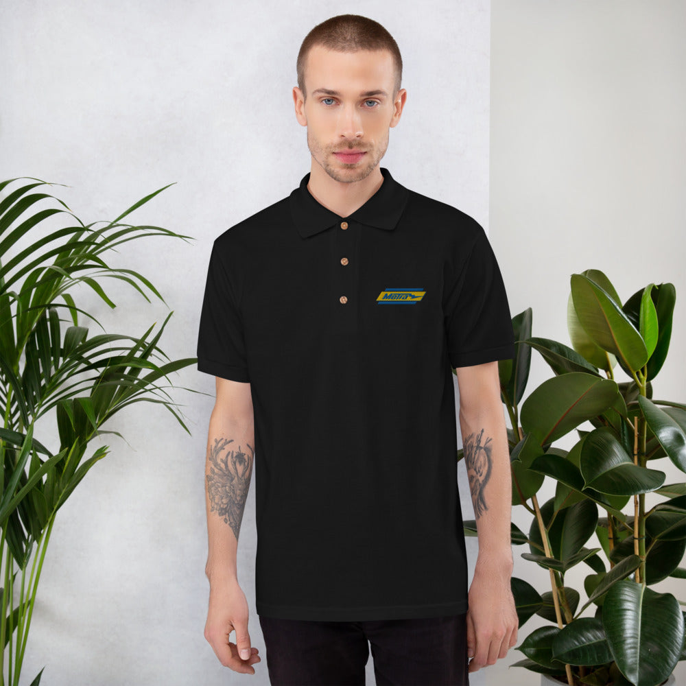Metra Retro-Embroidered Polo Shirt