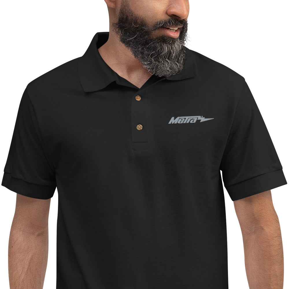 Metra-Embroidered Polo Shirt