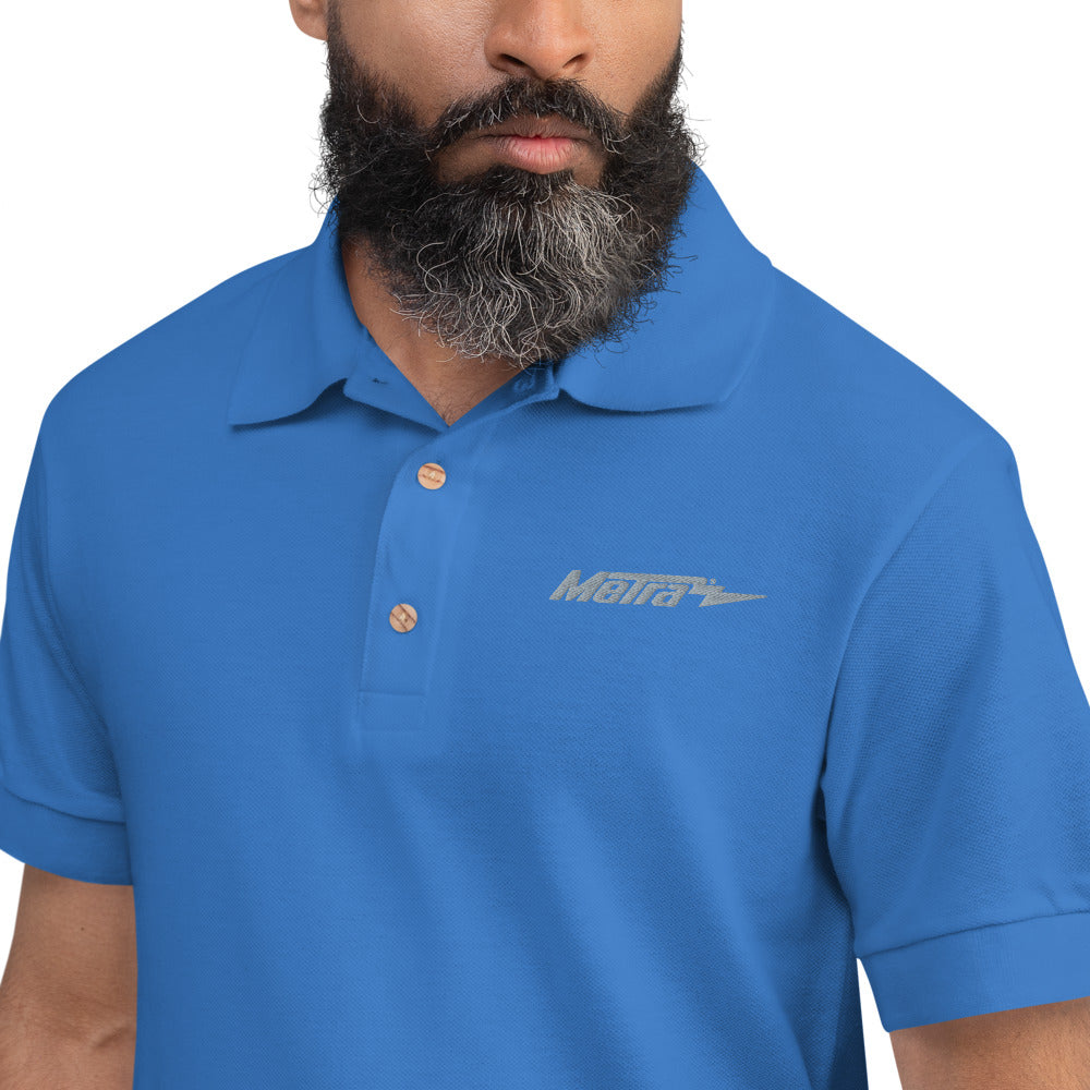 Metra-Embroidered Polo Shirt