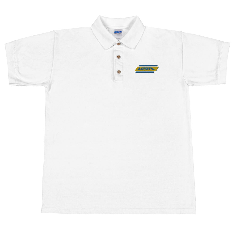Metra Retro-Embroidered Polo Shirt