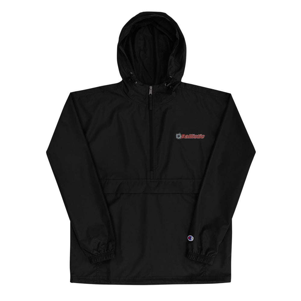 Ballistic-Embroidered Champion Packable Jacket