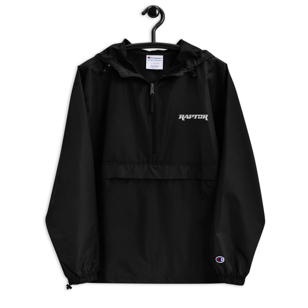 Raptor-Embroidered Champion Packable Jacket