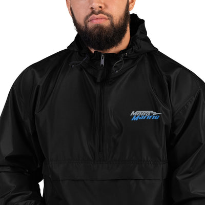 Metra Marine-Embroidered Champion Packable Jacket
