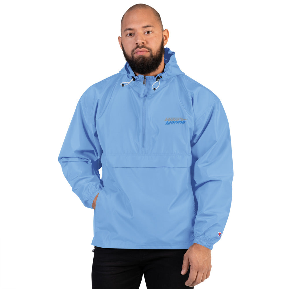 Metra Marine-Embroidered Champion Packable Jacket