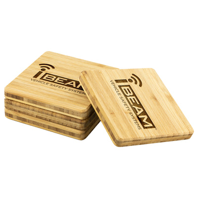 iBEAM-Bamboo Coaster - 4pc