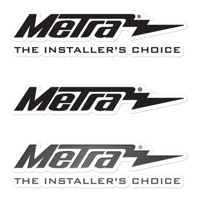 Metra-Bubble-free stickers