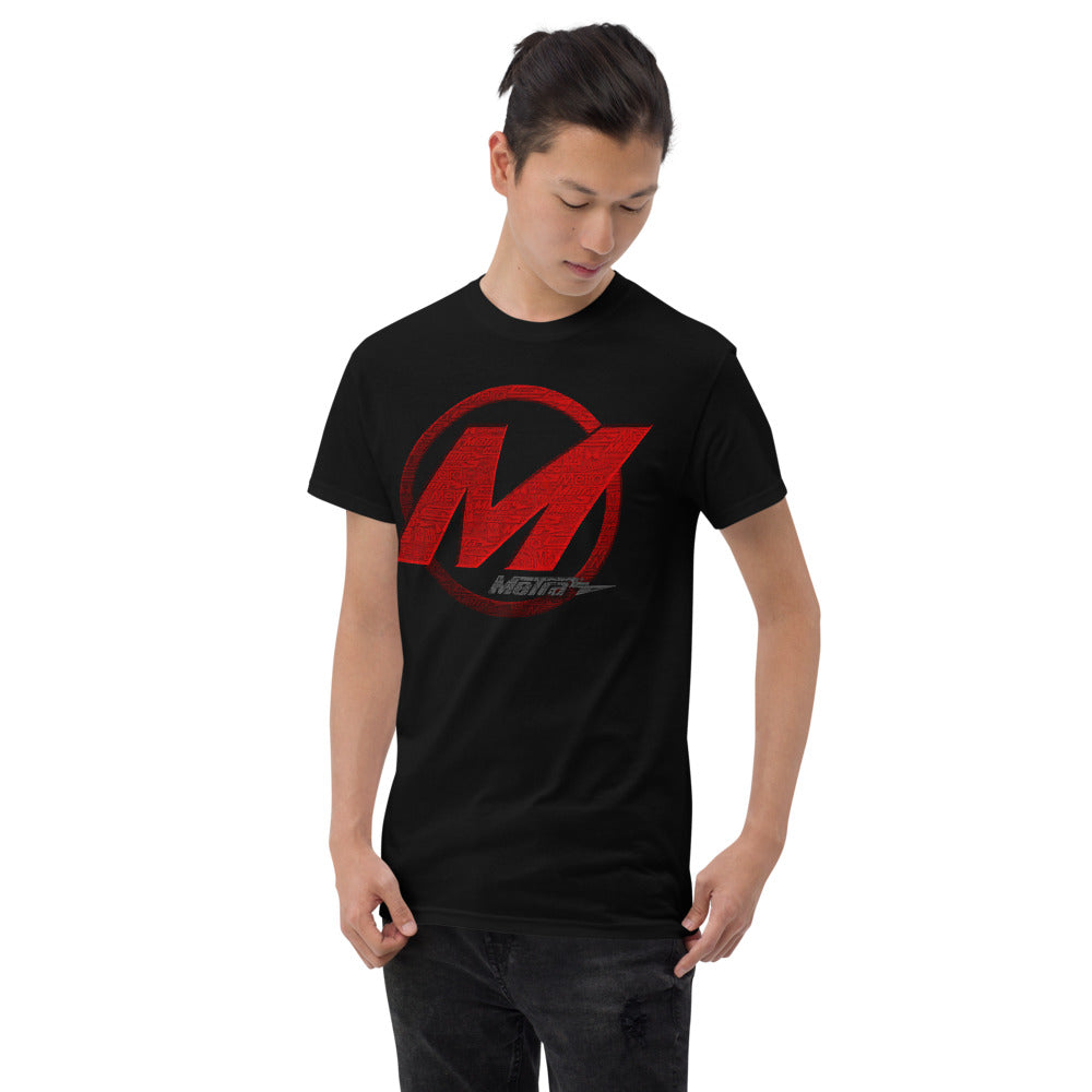 Metra M's Red-Short Sleeve T-Shirt