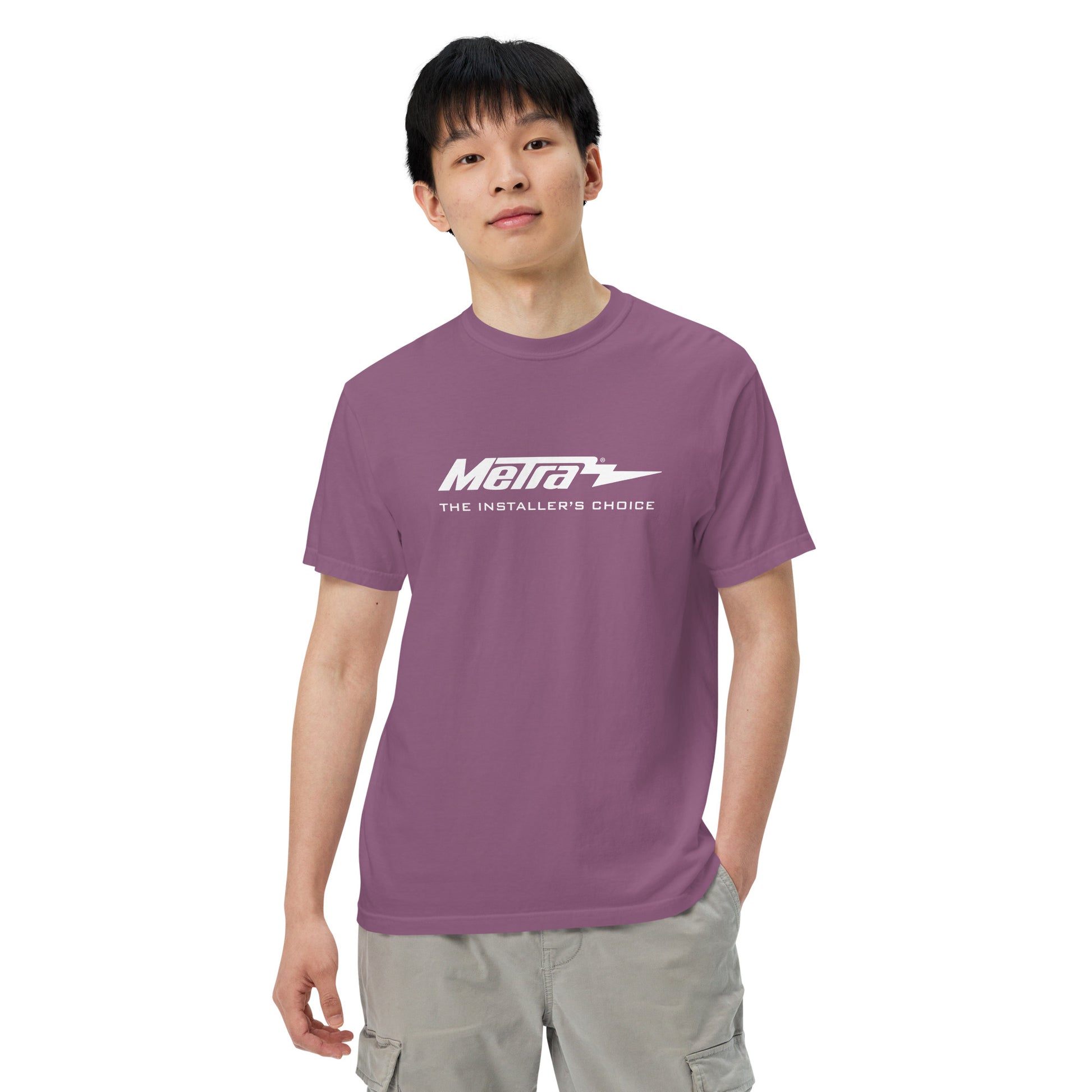 Metra-Men’s garment-dyed heavyweight t-shirt