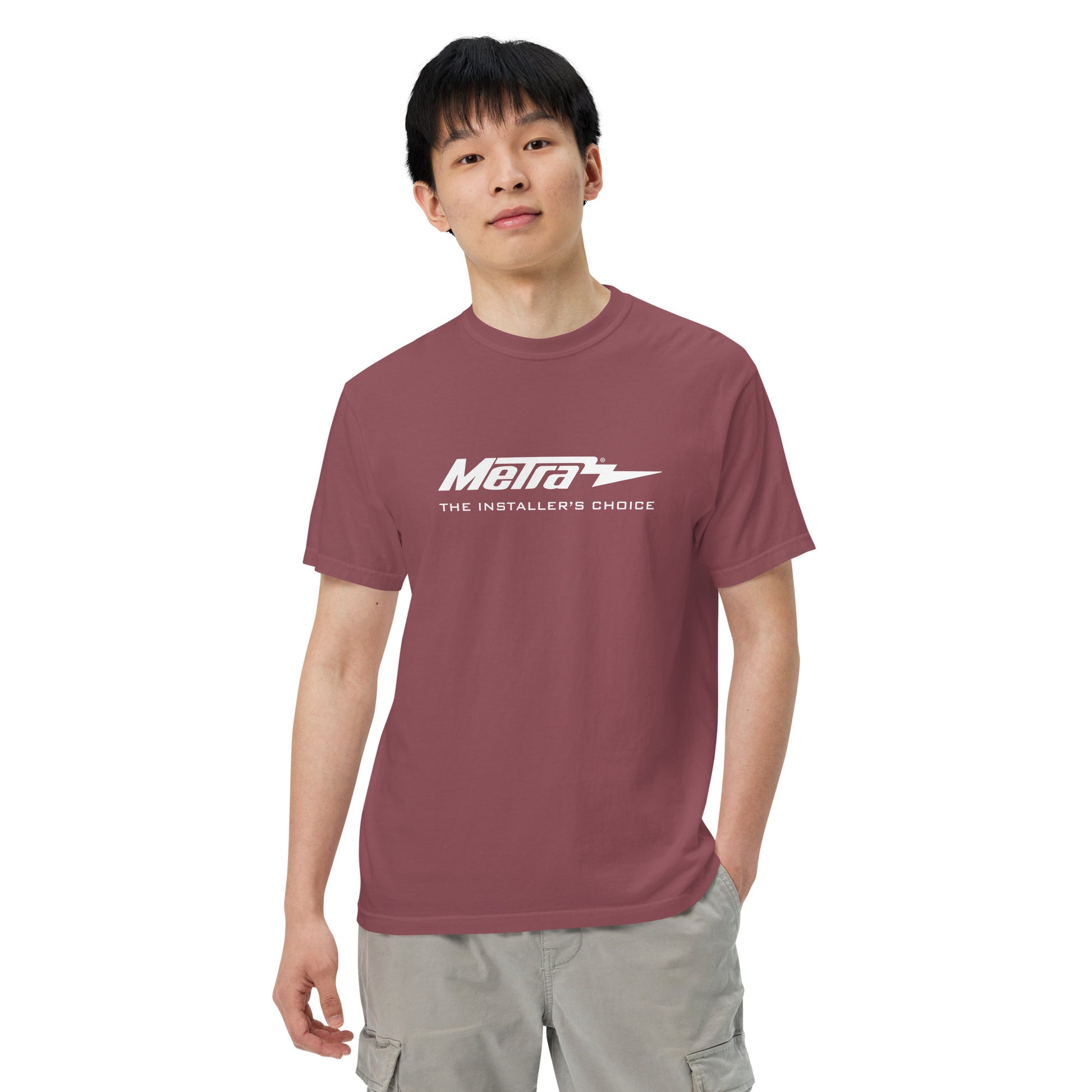 Metra-Men’s garment-dyed heavyweight t-shirt