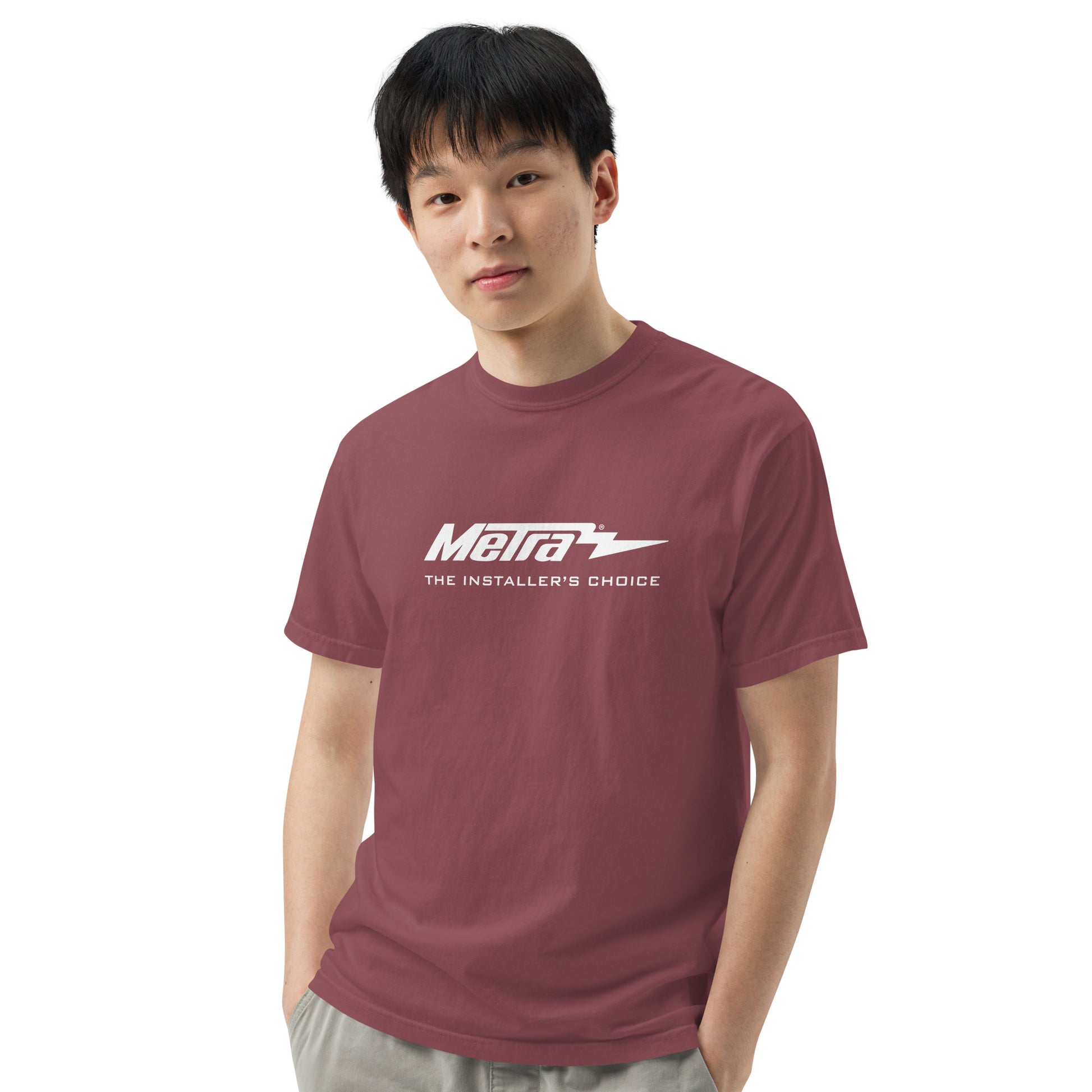 Metra-Men’s garment-dyed heavyweight t-shirt