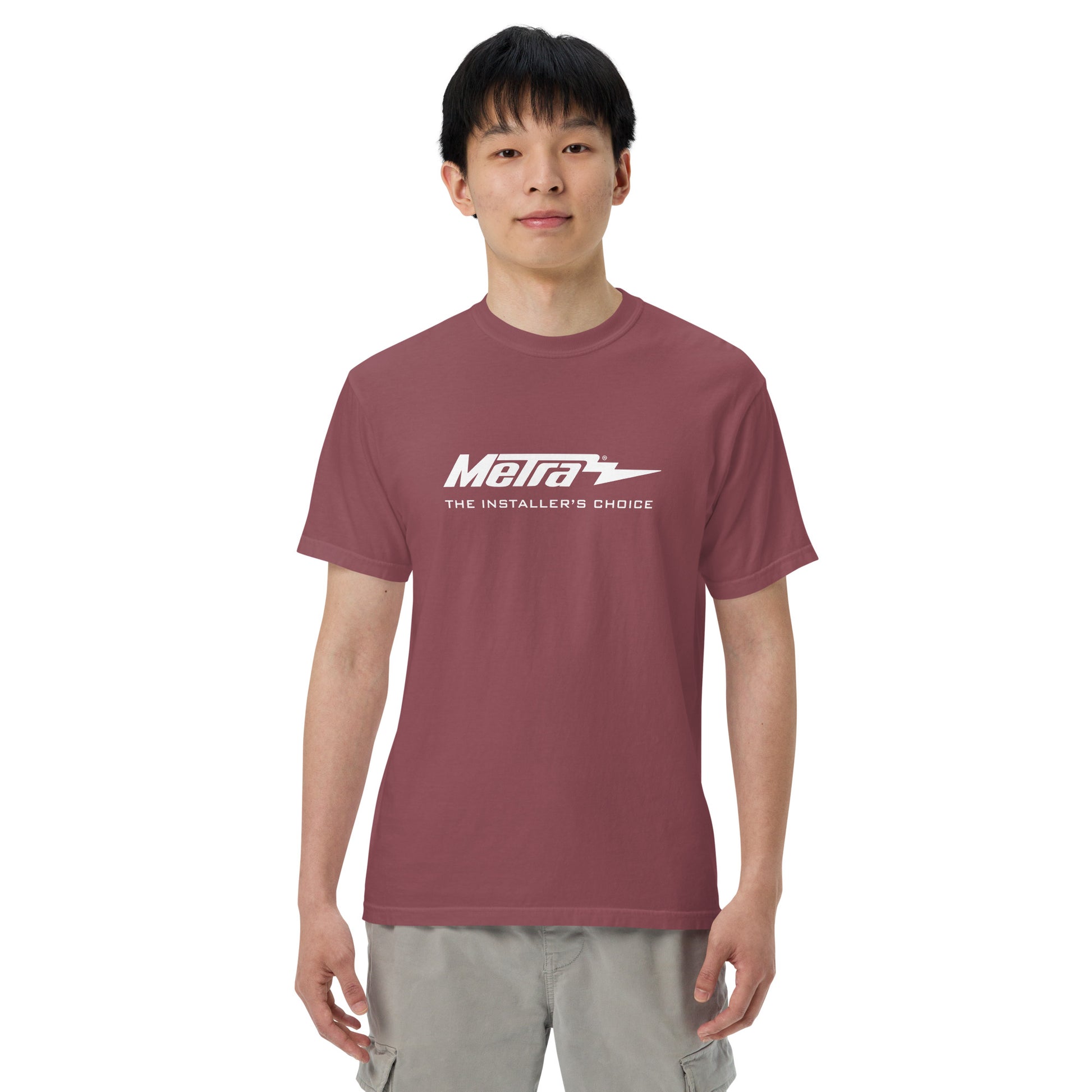 Metra-Men’s garment-dyed heavyweight t-shirt