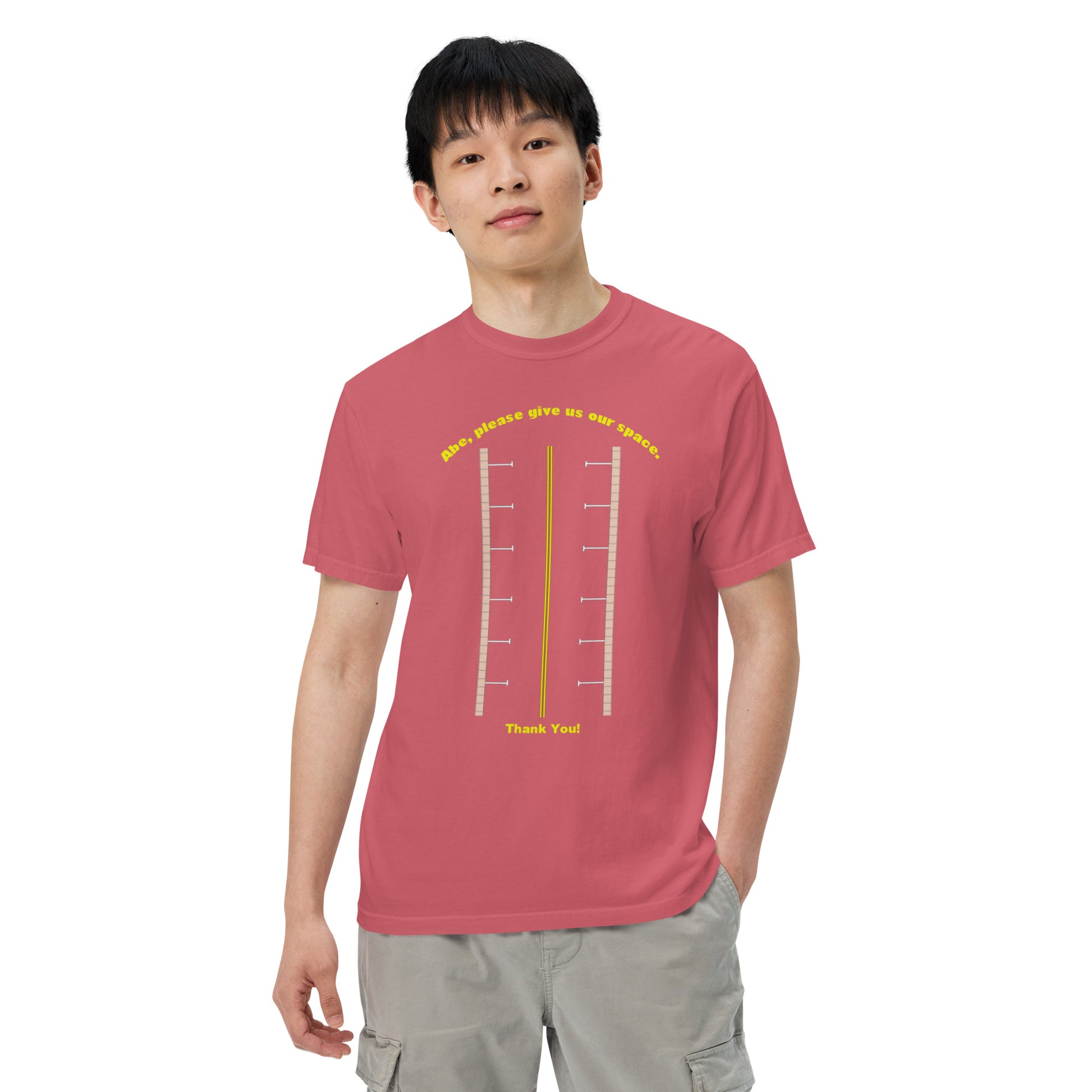 Parking Space-Men’s garment-dyed heavyweight t-shirt