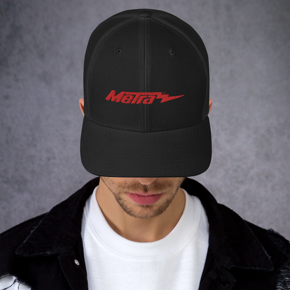 Metra Red-Trucker Cap