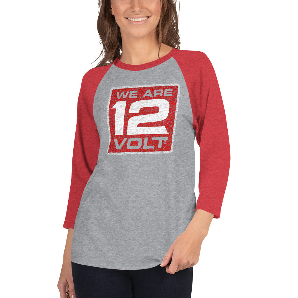 Metra WA12V-3/4 sleeve raglan shirt