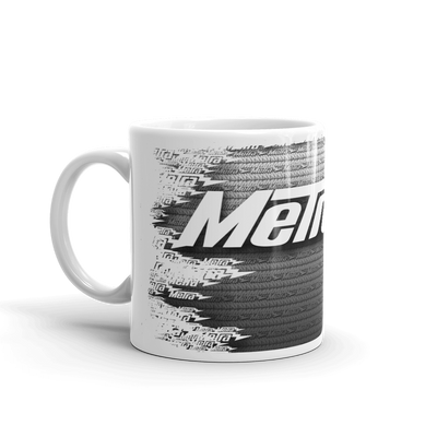 Metra Turbo Steel-White glossy mug