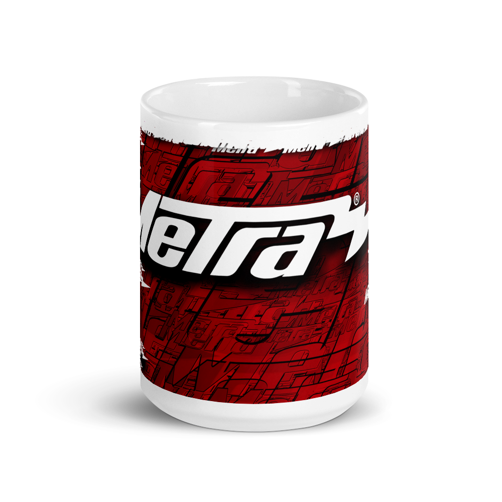 Metra Turbo Rouge-White glossy mug