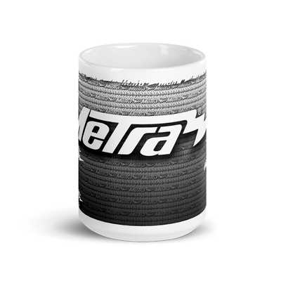Metra Turbo Steel-White glossy mug